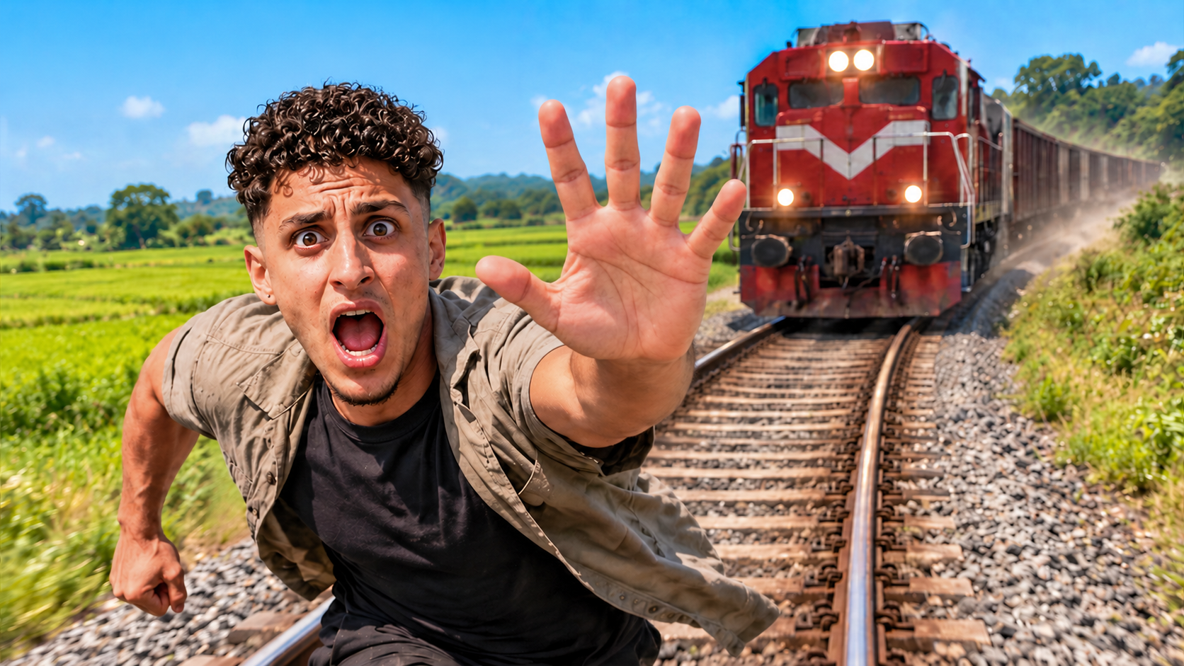 AndreasEskanderMovies: Andreas and the train