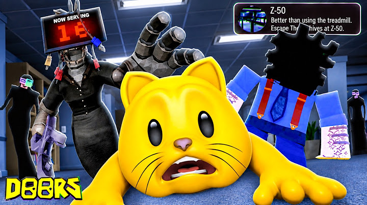 thinknoodlestv: I BEAT DOORS ARCHIVES UPDATE To Get Z-50 BADGE! (ROBLOX FULL MOVIE)